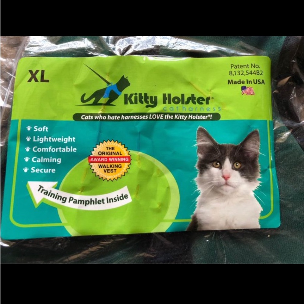 Cat Harness, XL, NWT, training pamphlet